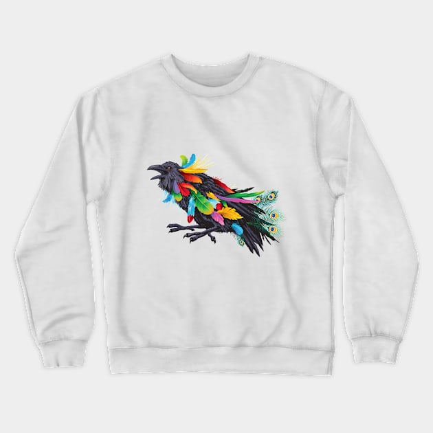 Crow Crewneck Sweatshirt by altoro